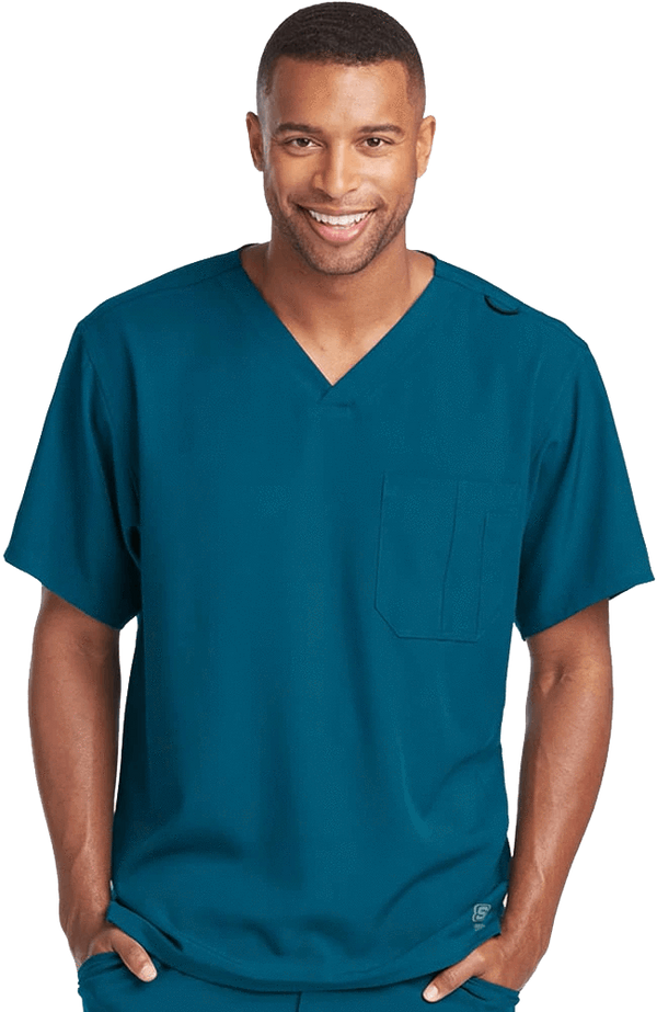 بلوزة سكتشرز جيب واحد ~One pocket Scrub Top