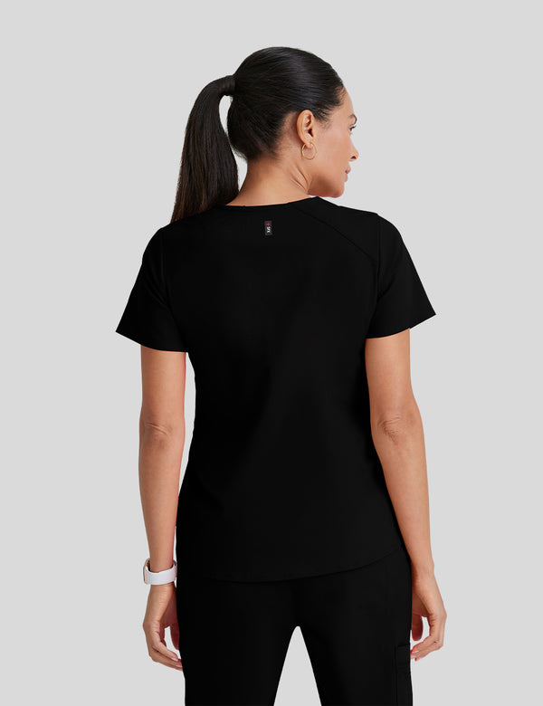بلوزة إيما جريز اناتومي ~ Emma Top Grey's Anatomy || BLACK GREYS ANATOMY SPANDEX
