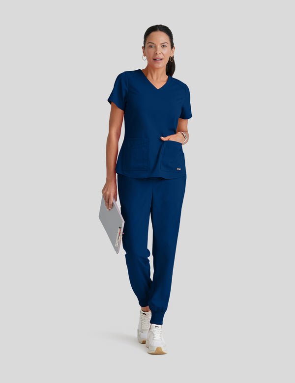 بلوزة إيما جريز اناتومي ~ Emma Top Grey's Anatomy || INDIGO GREYS ANATOMY SPANDEX