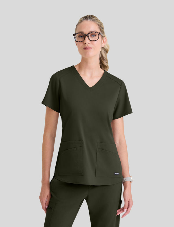 بلوزة إيما جريز اناتومي ~ Emma Top Grey's Anatomy || OLIVE GREYS ANATOMY SPANDEX