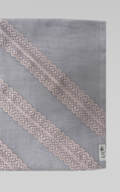 Japanese Voile Lace Scarf 3