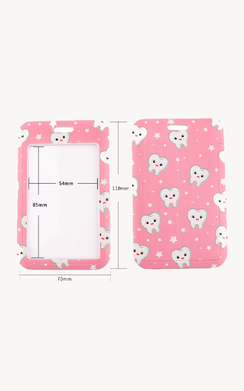 حامل بطاقة-اسنان وردي~Dentist-PINK