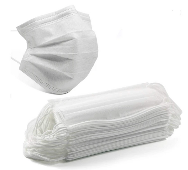مجموعة 10 ماسكات بـ ٣ طبقات للاستخدام الواحد~Disposable face mask Surgical 10 ply mask