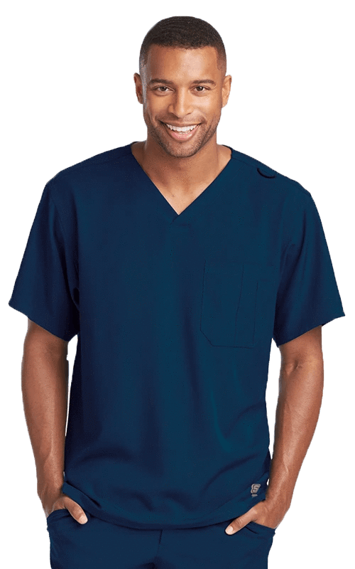 بلوزة سكتشرز جيب واحد ~One pocket Scrub Top