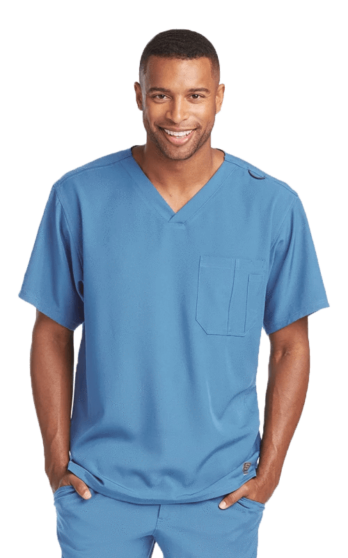 بلوزة سكتشرز جيب واحد ~One pocket Scrub Top