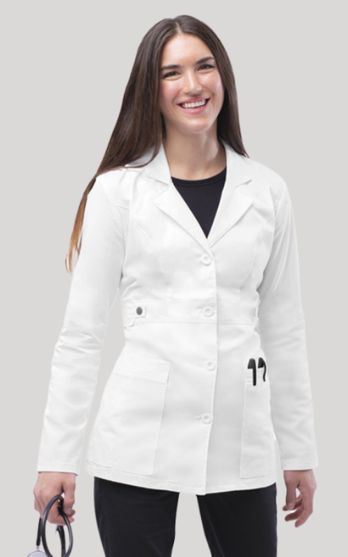 لابكوت تاب ويست القصير من أدار ~ Tab-Waist Short Lab Coat Adar