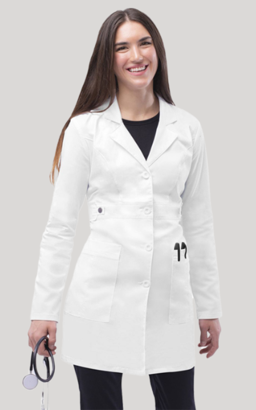 لابكوت تاب ويست الطويل من أدار ~ Tab-Waist Long Lab Coat Adar