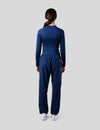 اندر سكراب بريميوم سوفت بآكمام طويلة ~ Premium-Soft Long Sleeve Under Scrub. || NAVY BLUE MUSTWEAR