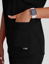 بلوزة إيما جريز اناتومي ~ Emma Top Grey's Anatomy || BLACK GREYS ANATOMY SPANDEX