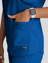 بلوزة إيما جريز اناتومي ~ Emma Top Grey's Anatomy || NEW ROYAL GREYS ANATOMY SPANDEX
