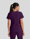 بلوزة إيما جريز اناتومي ~ Emma Top Grey's Anatomy || EGGPLANT GREYS ANATOMY SPANDEX