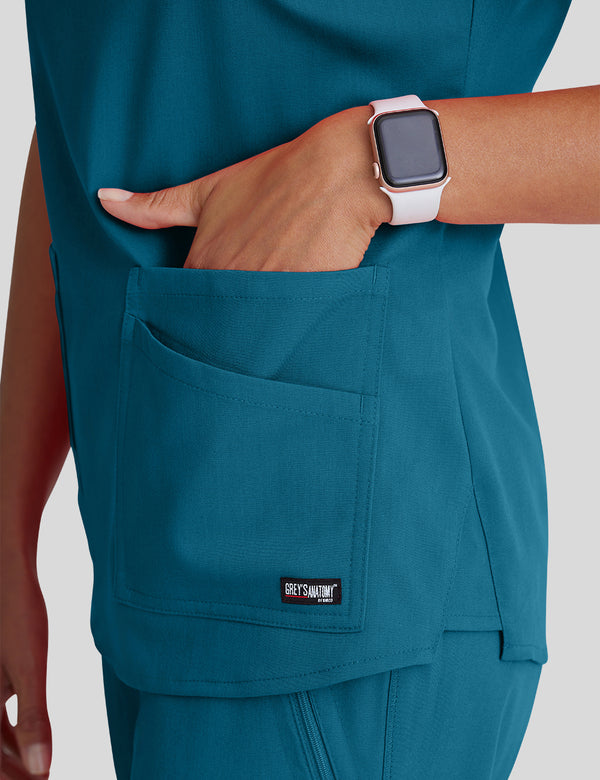 بلوزة إيما جريز اناتومي ~ Emma Top Grey's Anatomy || BAHAMA GREYS ANATOMY SPANDEX
