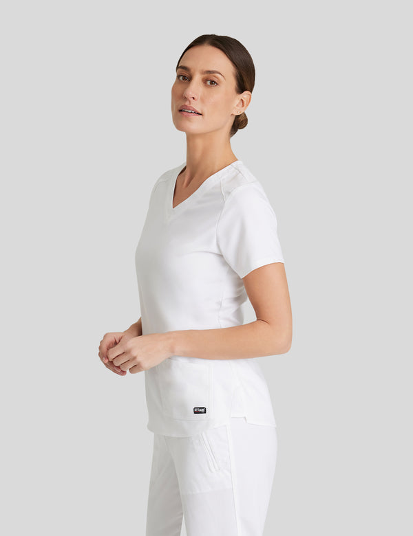 بلوزة إيما جريز اناتومي ~ Emma Top Grey's Anatomy || WHITE GREYS ANATOMY SPANDEX