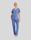 بلوزة إيما جريز اناتومي ~ Emma Top Grey's Anatomy || CIEL BLUE GREYS ANATOMY SPANDEX