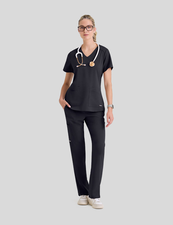 بلوزة إيما جريز اناتومي ~ Emma Top Grey's Anatomy || STEEL GREYS ANATOMY SPANDEX