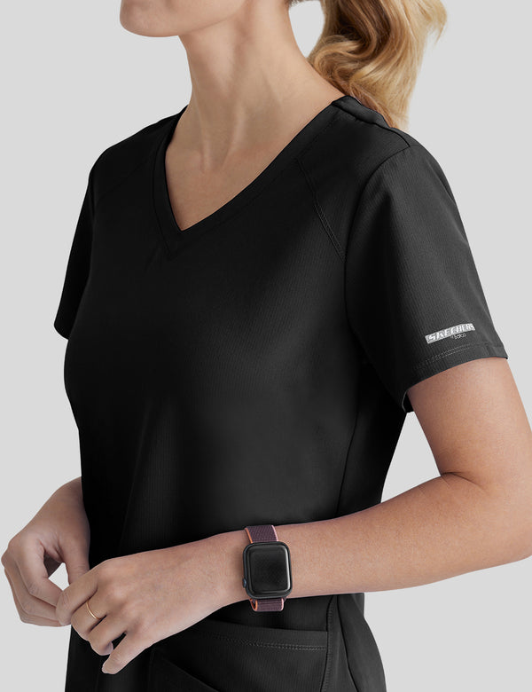 بلوزة بريز سكيتشرز ~ Breeze Top Skechers || BLACK SKECHERS