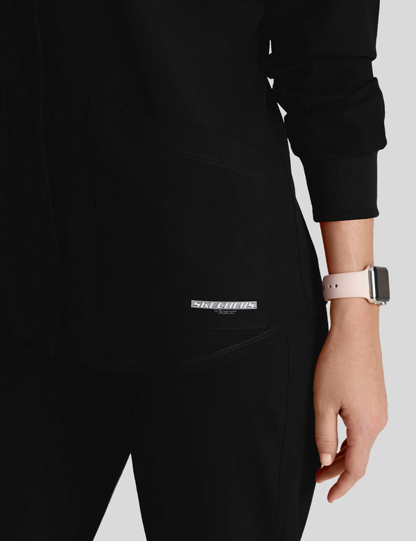 جاكيت ستابيليتي سكيتشرز ~ Jacket Stability Skechers|| BLACK SKECHERS