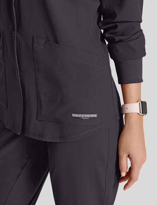 جاكيت ستابيليتي سكيتشرز ~ Jacket Stability Skechers|| PEWTER SKECHERS