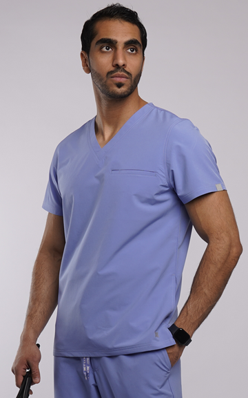 بلوزة ترست مست وير رجالي ~ MustWear Trust Male Top || CEIL BLUE MUSTWEAR