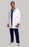 Virusflex Pure White Male Lab coat