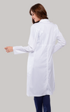 Virusflex Pure White Female Long Lab coat