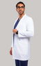 Virusflex Pure White Male Lab coat