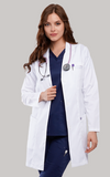 Virusflex Pure White Female Lab coat