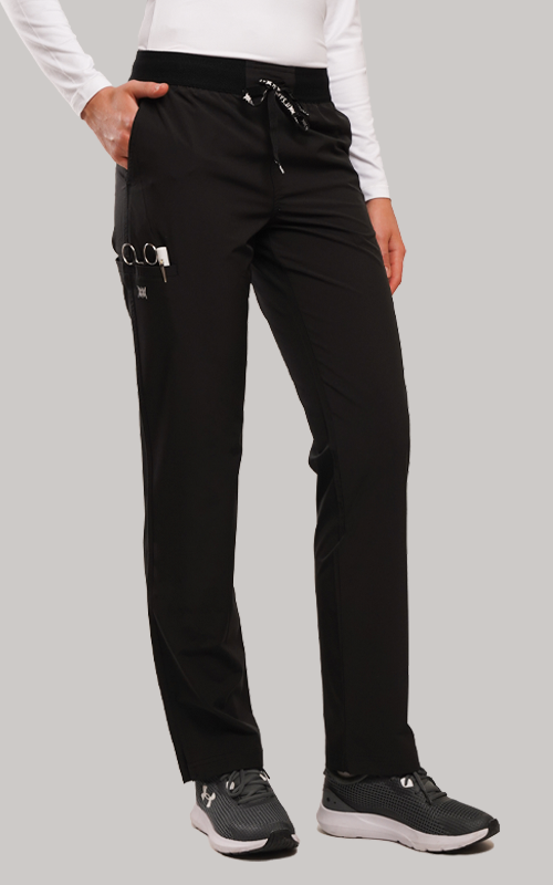 بنطلون وايد ليق ترست مست وير ~Mustwear Trust Wide Leg Pant || BLACK MUSTWEAR